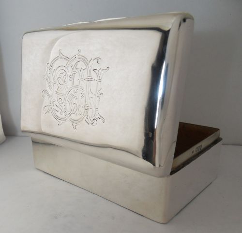 FINE VICTORIAN SILVER BOX LONDON 1895 - ADDITIONAL PHOTO 8