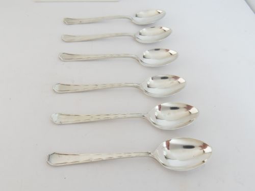CASED SET SILVER TEASPOONS SHEFFIELD 1938 - ADDITIONAL PHOTO 1
