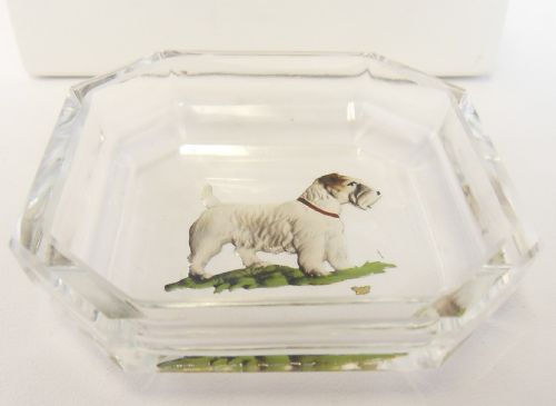 ART DECO TERRIER DOG DISH BY HEINRICH HOFFMAN WITH BUTTERFLY - ADDITIONAL PHOTO 2