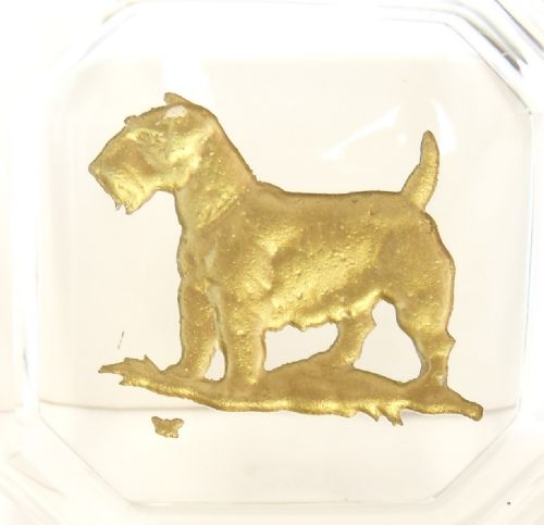 ART DECO TERRIER DOG DISH BY HEINRICH HOFFMAN WITH BUTTERFLY - ADDITIONAL PHOTO 3