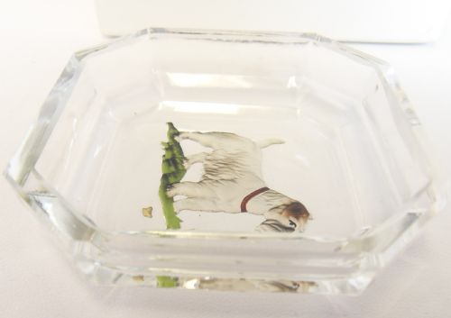 ART DECO TERRIER DOG DISH BY HEINRICH HOFFMAN WITH BUTTERFLY - ADDITIONAL PHOTO 6