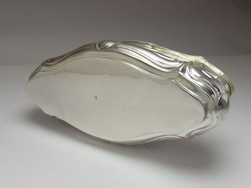 ART NOUVEAU SILVER TRINKET BOX BIRMINGHAM 1904 - ADDITIONAL PHOTO 5