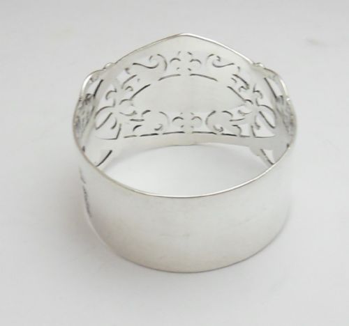 PRETTY SILVER NAPKIN RING SHEFFIELD 1944 - ADDITIONAL PHOTO 3