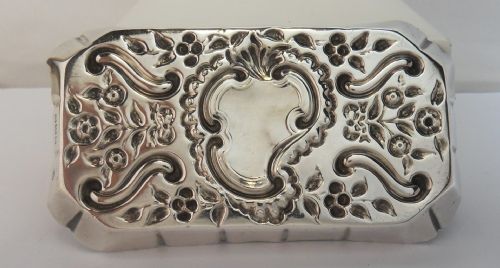 PRETTY VICTORIAN SILVER PIN TRAY LONDON 1900 - ADDITIONAL PHOTO 3