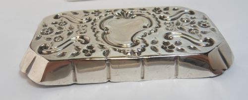 PRETTY VICTORIAN SILVER PIN TRAY LONDON 1900 - ADDITIONAL PHOTO 5