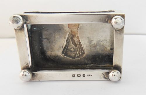 RARE SILVER MATCH BOX COVER BIRMINGHAM 1907 - ADDITIONAL PHOTO 4