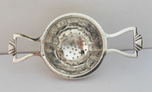 SILVER TEA STRAINER STAND BIRMINGHAM 1938 - ADDITIONAL PHOTO 4