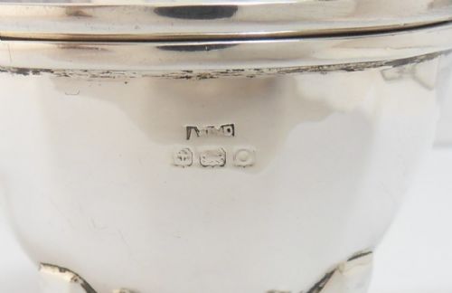 SILVER TEA STRAINER STAND BIRMINGHAM 1938 - ADDITIONAL PHOTO 9