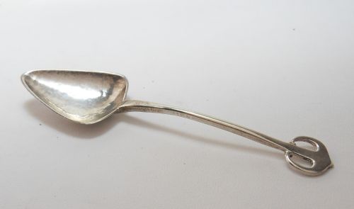 RARE ARTS CRAFTS SILVER SPOON BY WINIFRED KING CO - ADDITIONAL PHOTO 1