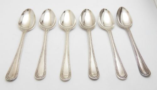 FINE CASED SET 6 SILVER TEASPOONS BIRMINGHAM 1934 - ADDITIONAL PHOTO 7