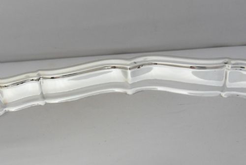 SUPERB STERLING SILVER SALVER TRAY SHEFFIELD 1931 - ADDITIONAL PHOTO 5