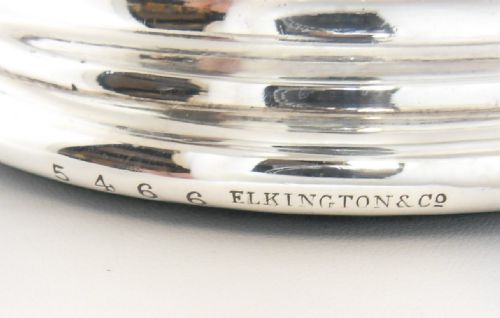 EARLY VICTORIAN LARGE SILVER PLATED BOTTLE COASTER - ADDITIONAL PHOTO 4