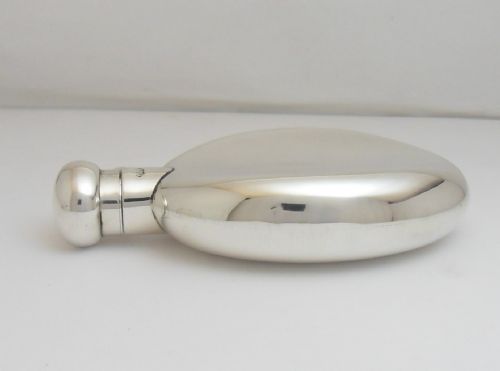 FINE VICTORIAN SILVER HIP FLASK BIRMINGHAM 1897 - ADDITIONAL PHOTO 2