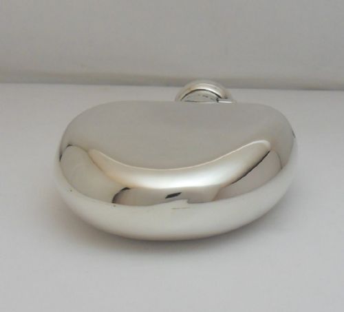 FINE VICTORIAN SILVER HIP FLASK BIRMINGHAM 1897 - ADDITIONAL PHOTO 6