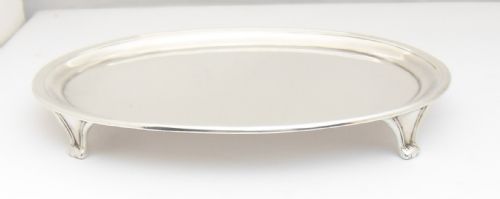 SILVER CARD TRAY BY THEODORE ROSSI LONDON 1927 - ADDITIONAL PHOTO 7