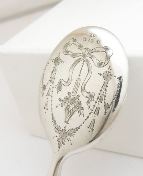 MINIATURE SILVER CHATELAINE VANITY MIRROR BIRMINGHAM 1913 - ADDITIONAL PHOTO 11