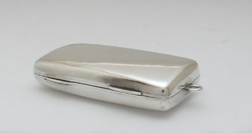 SILVER SNUFF BOX CHEROOT HOLDER CASE BIRMINGHAM 1902 - ADDITIONAL PHOTO 1