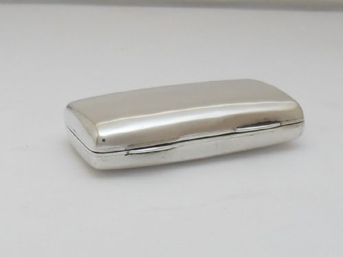 SILVER SNUFF BOX CHEROOT HOLDER CASE BIRMINGHAM 1902 - ADDITIONAL PHOTO 2