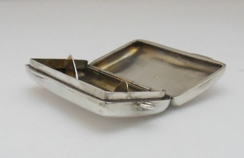 SILVER SNUFF BOX CHEROOT HOLDER CASE BIRMINGHAM 1902 - ADDITIONAL PHOTO 3