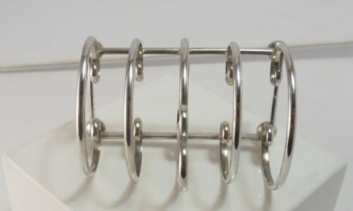 DISTINCTLY PRETTY SILVER TOAST RACK SHEFFIELD 1915 - ADDITIONAL PHOTO 2