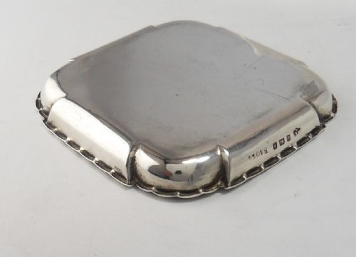 NEAT ENGLISH SILVER PIN TRAY DISH LONDON 1935 - ADDITIONAL PHOTO 8