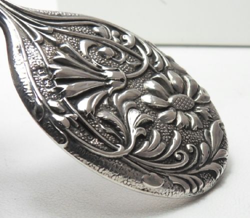 STUNNING FLORAL DESIGN CHATELAINE MIRROR BIRMINGHAM 1916 - ADDITIONAL PHOTO 5