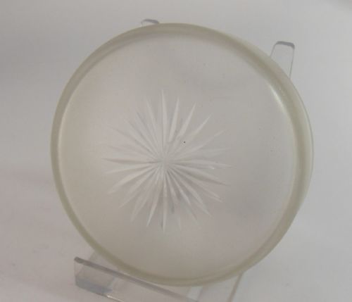 SUPERB SILVER GLASS BUTTER CAVIAR DISH LONDON 1917 - ADDITIONAL PHOTO 7