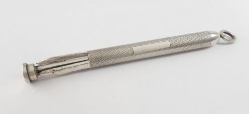 SILVER CASED PIPE TOOL SET LONDON 1937 BY SAMPSON MORDAN - ADDITIONAL PHOTO 3