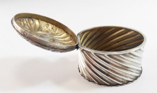 VICTORIAN SILVER BOX BIRMINGHAM 1892 - ADDITIONAL PHOTO 5