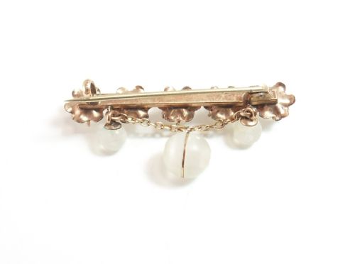 RARE SATINSPUR STANHOPE MICROSCOPIC BROOCH NIAGARA FALLS - ADDITIONAL PHOTO 5