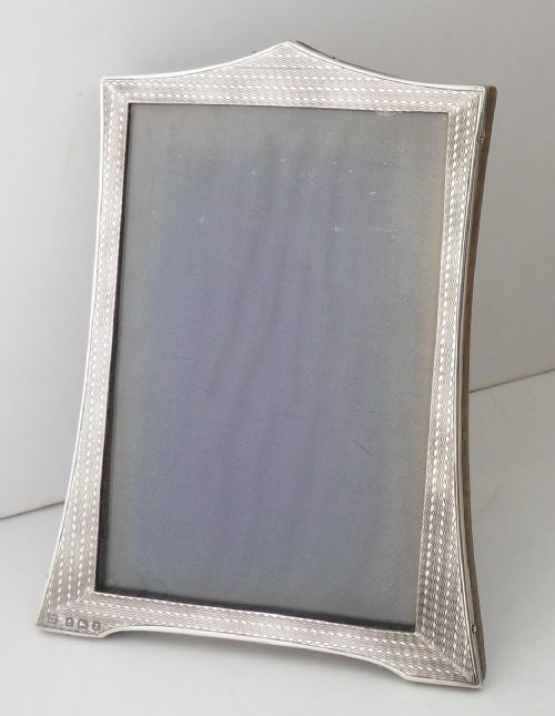stylish victorian silver photo frame birmingham 1899 - CATEGORY: ANTIQUE SILVER - DATED VICTORIAN