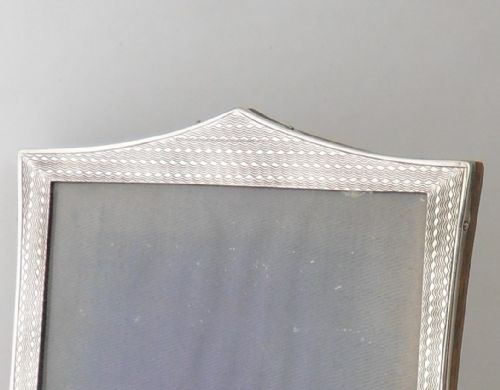 STYLISH VICTORIAN SILVER PHOTO FRAME BIRMINGHAM 1899 - ADDITIONAL PHOTO 6