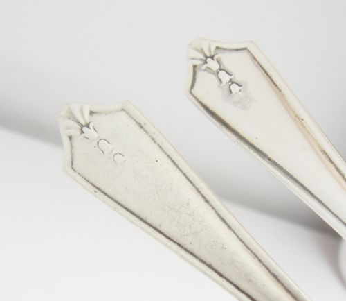 CASED SPOON FORK SILVER CHRISTENING SET BIRMINGHAM 1941 - ADDITIONAL PHOTO 7