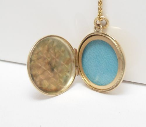 VINTAGE 9CT GOLD LOCKET CHAIN CHESTER 1958 - ADDITIONAL PHOTO 4