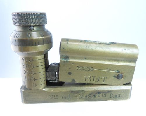 ww1 french brass military artilery inclinometer - CATEGORY: ANTIQUE MISCELLANEOUS - DATED 1920