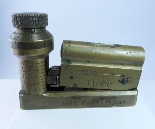 WW1 FRENCH BRASS MILITARY ARTILERY INCLINOMETER - ADDITIONAL PHOTO 1
