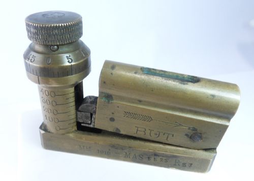 WW1 FRENCH BRASS MILITARY ARTILERY INCLINOMETER - ADDITIONAL PHOTO 4