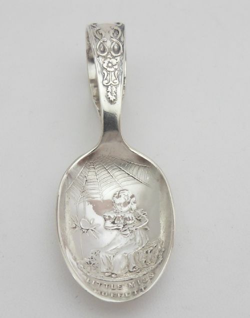 CASED SILVER' LITTLE MISS MUFFETT' SPOON BIRMINGHAM 1904 - ADDITIONAL PHOTO 3