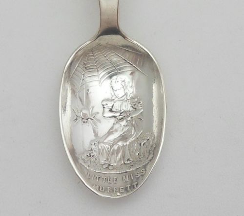 CASED SILVER' LITTLE MISS MUFFETT' SPOON BIRMINGHAM 1904 - ADDITIONAL PHOTO 5
