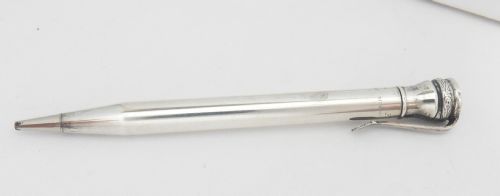 silver propelling pencil 'eversharp' london 1947 - CATEGORY: ANTIQUE SILVER - DATED 1950