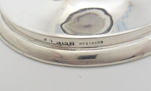 SILVER INKWELL WITH STAMP DRAWER BIRMINGHAM 1907 - ADDITIONAL PHOTO 7