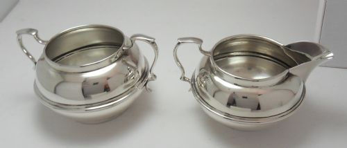 FINE SILVER ART DECO 3PIECE TEA SET LONDON 1922 - ADDITIONAL PHOTO 11