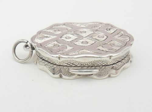 SILVER VINAIGRETTE BY GEORGE UNITE BIRMINGHAM 1873 - ADDITIONAL PHOTO 7