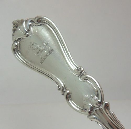RARE SET OF 4 SILVER LADLES LONDON 1855 BY ELIZABETH EATON - ADDITIONAL PHOTO 2