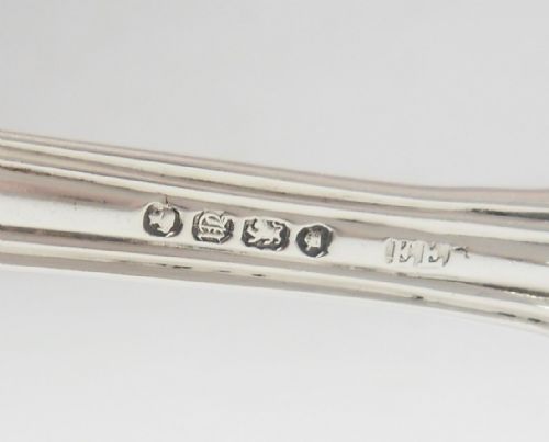 RARE SET OF 4 SILVER LADLES LONDON 1855 BY ELIZABETH EATON - ADDITIONAL PHOTO 5
