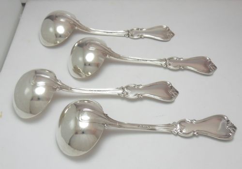 RARE SET OF 4 SILVER LADLES LONDON 1855 BY ELIZABETH EATON - ADDITIONAL PHOTO 6