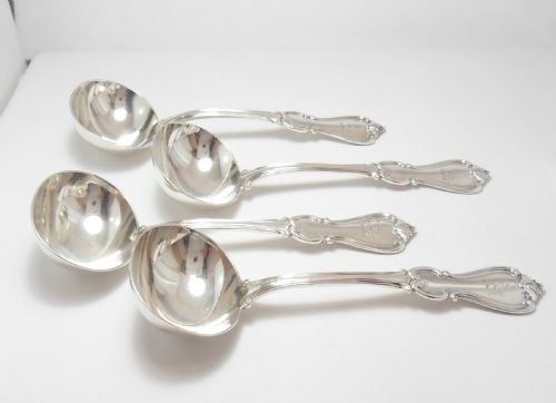 RARE SET OF 4 SILVER LADLES LONDON 1855 BY ELIZABETH EATON - ADDITIONAL PHOTO 7