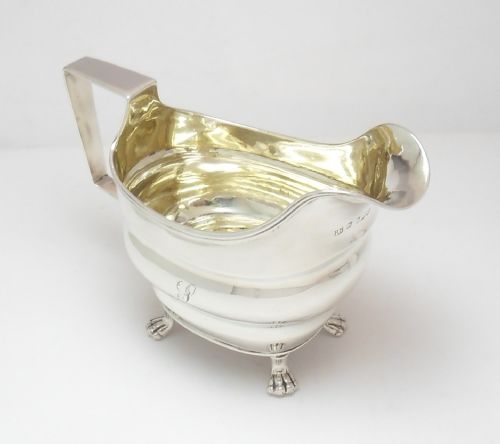 SUPERB GEORGIAN SILVER CREAM JUG LONDON 1809 - ADDITIONAL PHOTO 3