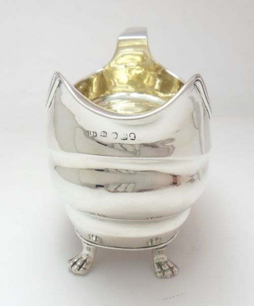 SUPERB GEORGIAN SILVER CREAM JUG LONDON 1809 - ADDITIONAL PHOTO 4