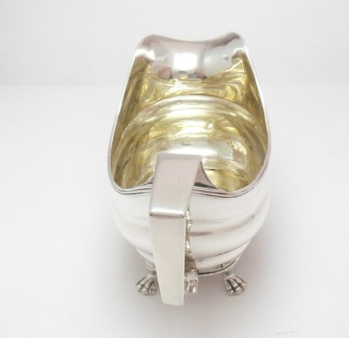 SUPERB GEORGIAN SILVER CREAM JUG LONDON 1809 - ADDITIONAL PHOTO 6